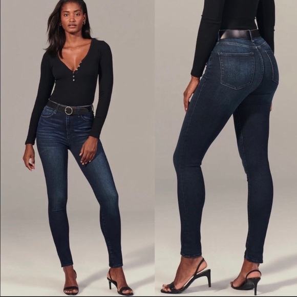 Abercrombie & Fitch Denim - Abercrombie & Fitch Curve Love High Rise Super Skinny Jeans Size 26 NWOT